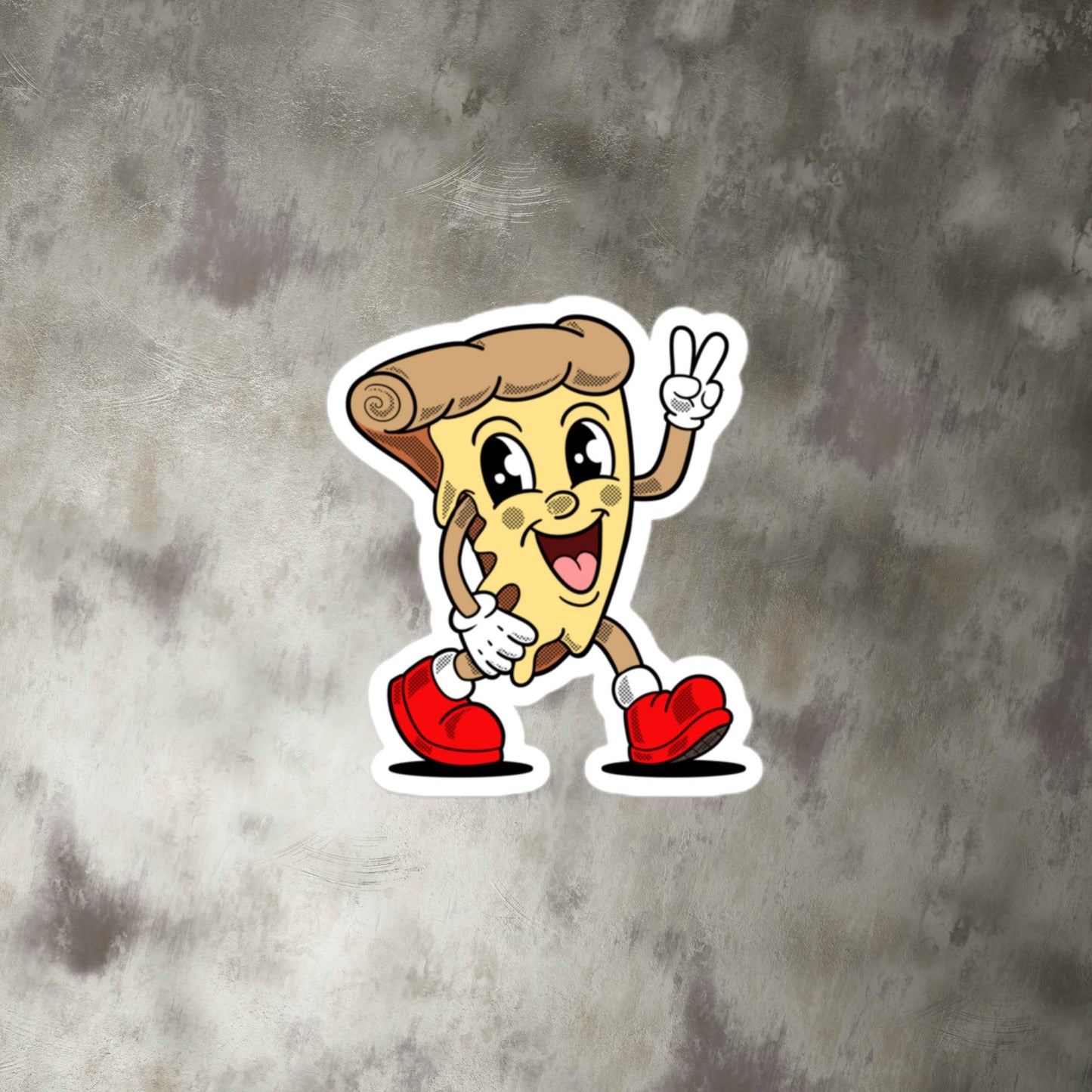 Retro Pizza Sticker