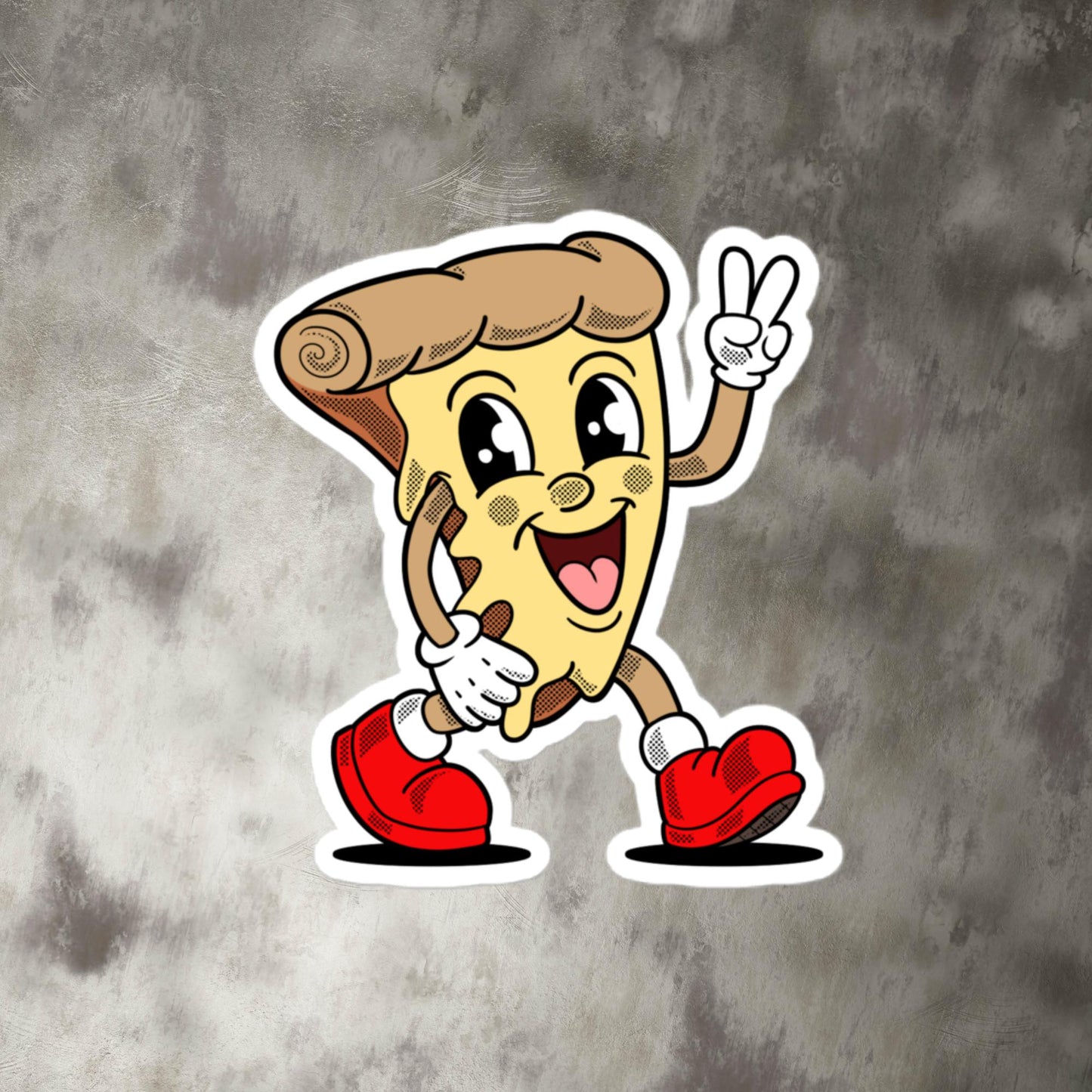 Retro Pizza Sticker