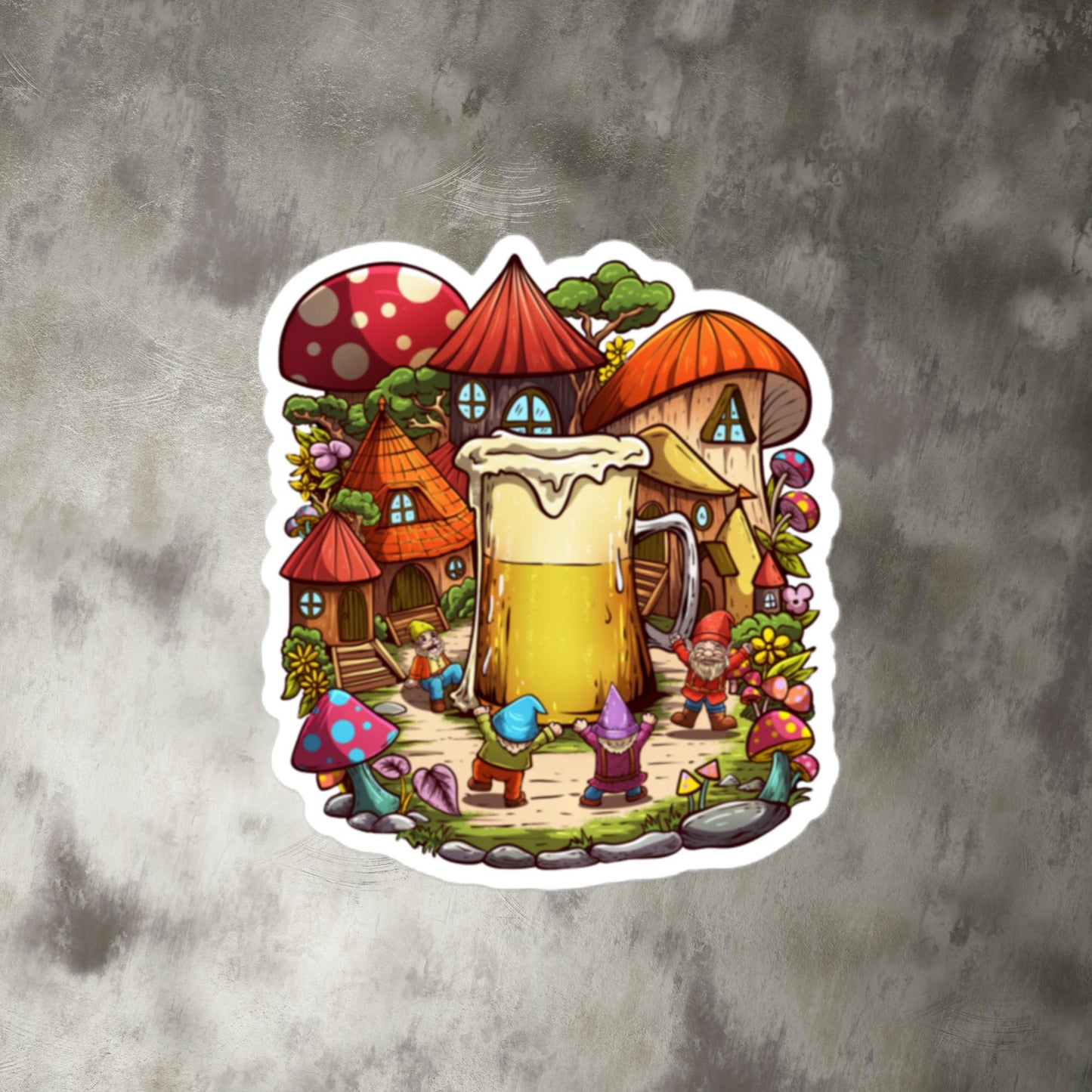 Gnome Beer Sticker