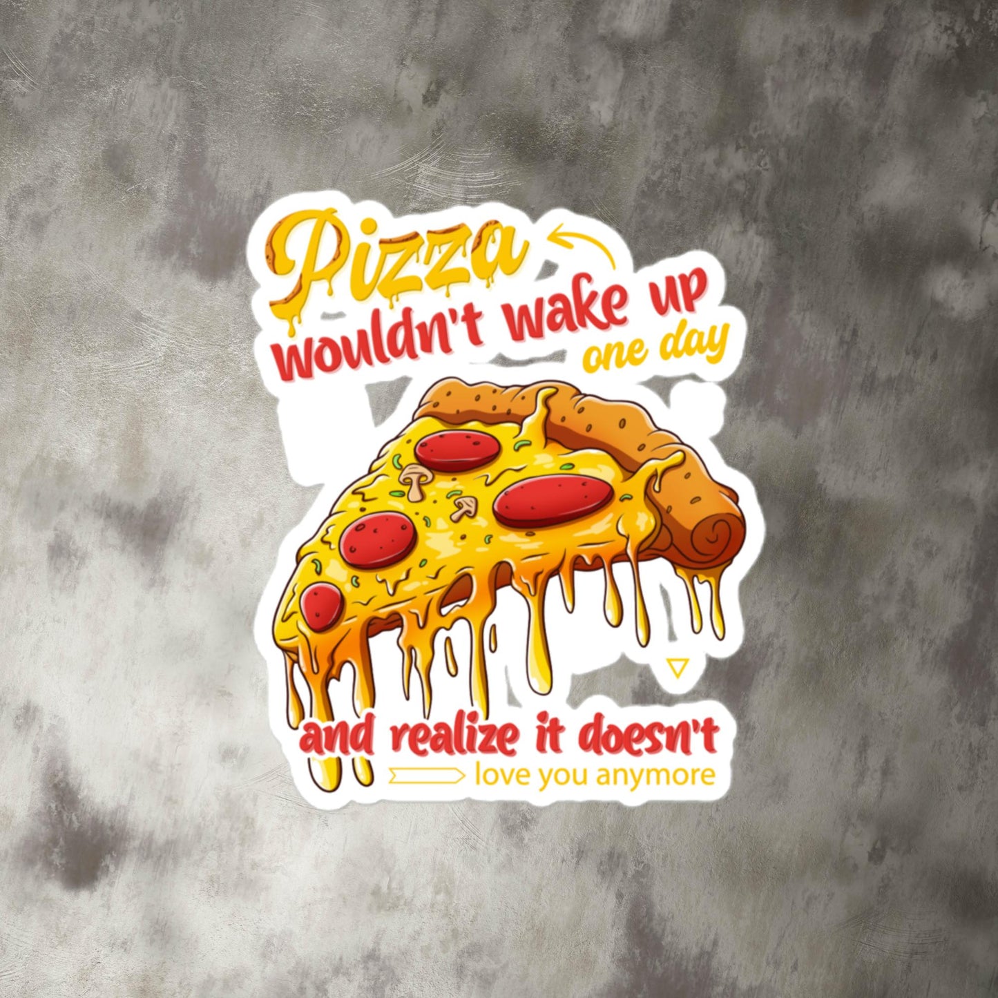 Pizza Love Sticker