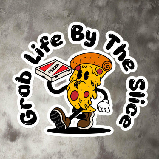 Grab A Slice Sticker