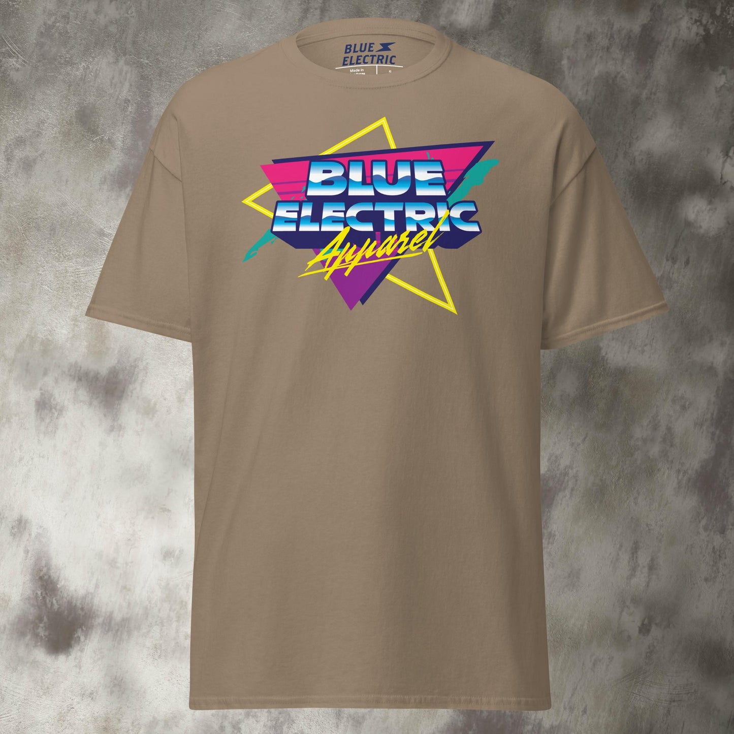 Blue Electric Retro T-Shirt